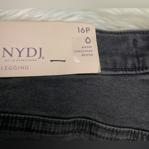 NWT NYDJ Alina Skinny Denim Jeans Folsom/Gray Plus Size 16 - Picture 9 of 10